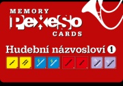 Pexeso memory cards - Hudební názvosloví 1 - 64 obrázkových kartiček
