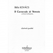 Il carnevale di Venezia noty pro 4 klarinety