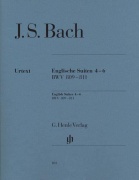 English Suites 4-6 BWV 809-811 - noty pro klavír