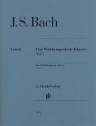 The Well-Tempered Clavier Part I BWV 846-869 -  klasické skladby pro klavír