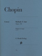 Ballade In F Major Op.38 - noty pro klavír