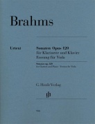 Clarinet Sonatas Op.120 Arranged For Viola - Verze pro violu a klavír