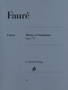 Théme et Variations op. 73 for Piano - noty pro klavír