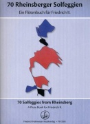 70 Rheinsberger Solfeggien - Kniha pro flétnu pro Fridricha II.