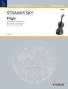 Igor Stravinsky: Elegy - viola, housle