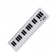 Pravítko s potiskem klaviatury - 15 cm