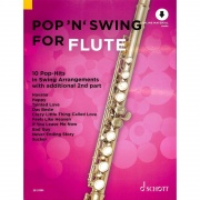 Pop n Swing For Flute - 10 popových skladeb pro 1-2 příčné flétny s akordy pro klavír