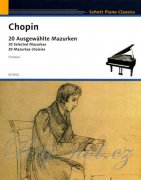 20 vybraných mazurek pro klavír od Frédéric Chopin