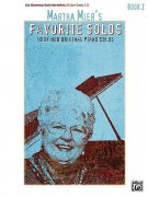 MARTHA MIER´S FAVORITE SOLOS book 2 - 10 skladeb pro klavír