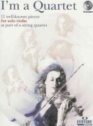 I´M A QUARTET + CD -  solo violin as part of quartet