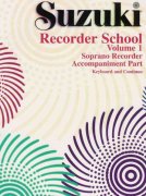 SUZUKI SOPRANO RECORDER SCHOOL  1 - klavírní doprovod