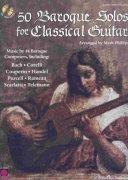 50 Baroque Solos For Classical Guitar kytara + tabulatura