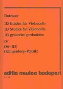 Dotzauer - 113 Studies for Violoncello, book 4 (studies 86-113)