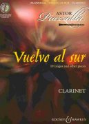 VUELVO AL SUR by Astor Piazzolla + CD / klarinet a klavír