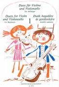 DUETS FOR VIOLIN & VIOLONCELLO for beginners / dueta pro housle a violoncello