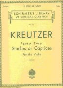 42 Studies or Caprices pro housle od Rodolphe Kreutzer