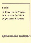 36 Exercises for Violin by Federigo Fiorillo - 36 cvičení pro housle