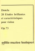 20 Etudes brillantes et caractéristiques pour violin, Op.73 - 20 populárních a oblíbených etud pro housle