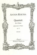 REICHA, Anton: Quartet op.12 for 4 flutes / partitura + party