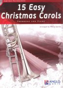 15 Easy Christmas Carols + CD / trombon (pozoun) + klavír