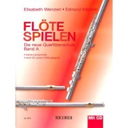 Flöte spielen Band A mit CD od skladatelů Weinzierl Elisabeth + Waechter Edmund
