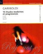 15 Etudes modernes et progressives pro příčnou flétnu od Giuseppe Gariboldi