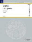 20 Caprices pro klarinet - Karl Kroll
