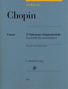 Chopin: 17 bekannte Originalstücke - jednoduché až středně těžké skladby pro klavír