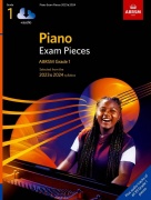 ABRSM Piano Exam Pieces 2023-2024 Grade 1 + Audio - Selected from the 2023 & 2024 syllabus