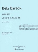 44 DUOS 2 (No.26-44) by Béla Bartók - dvoje housle